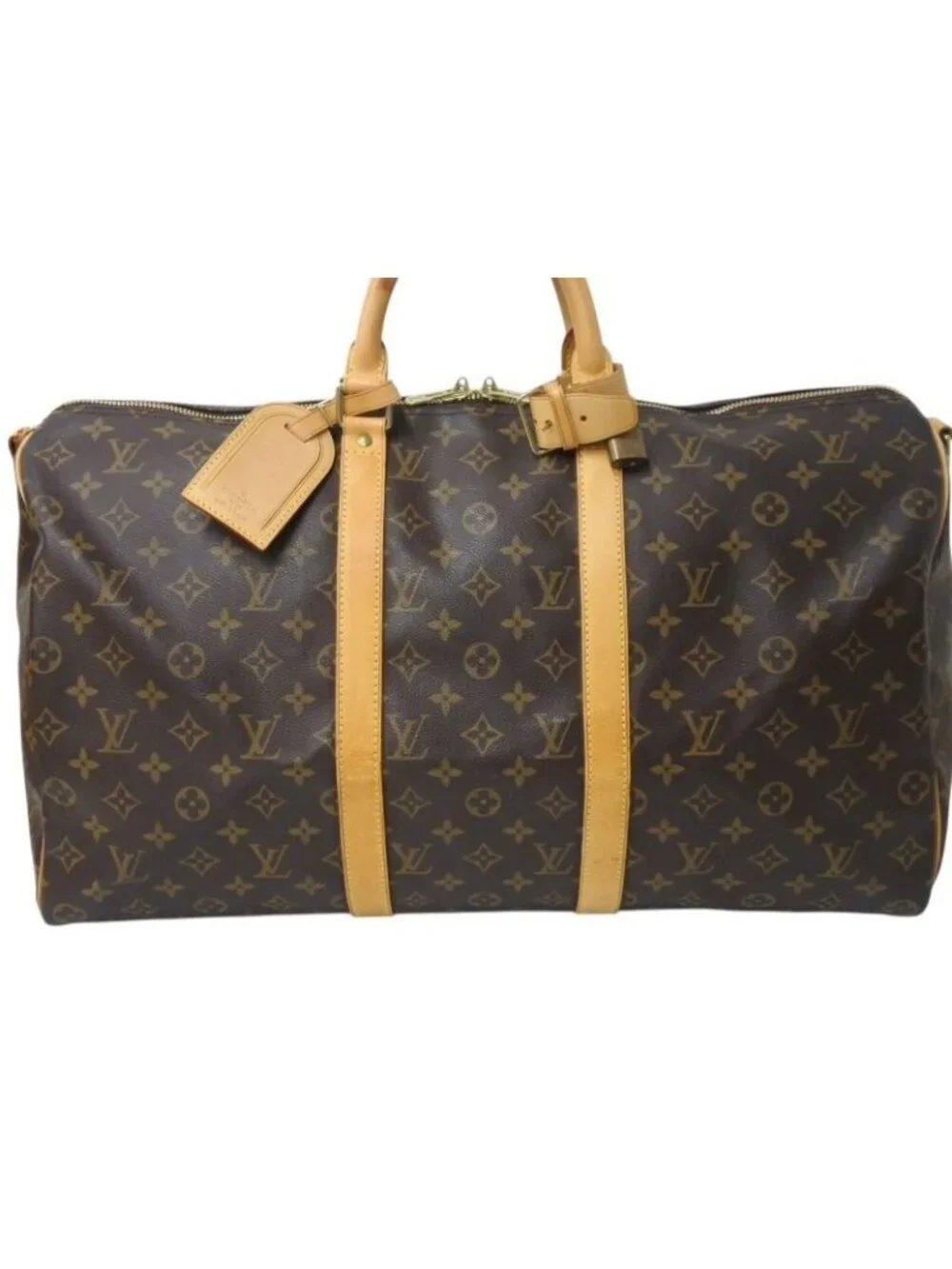 Louis Vuitton Keepall Bandouliere 50 Monogram Canvas Boston Bag